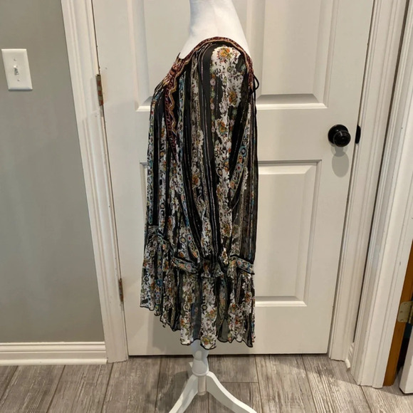 Free People Dance Magic Embroidered Tunic Dress Multicolor 16781 - Picture 7 of 12